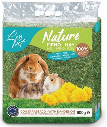 Picture of Leopet Nature Dandelion flavored hay 600gr